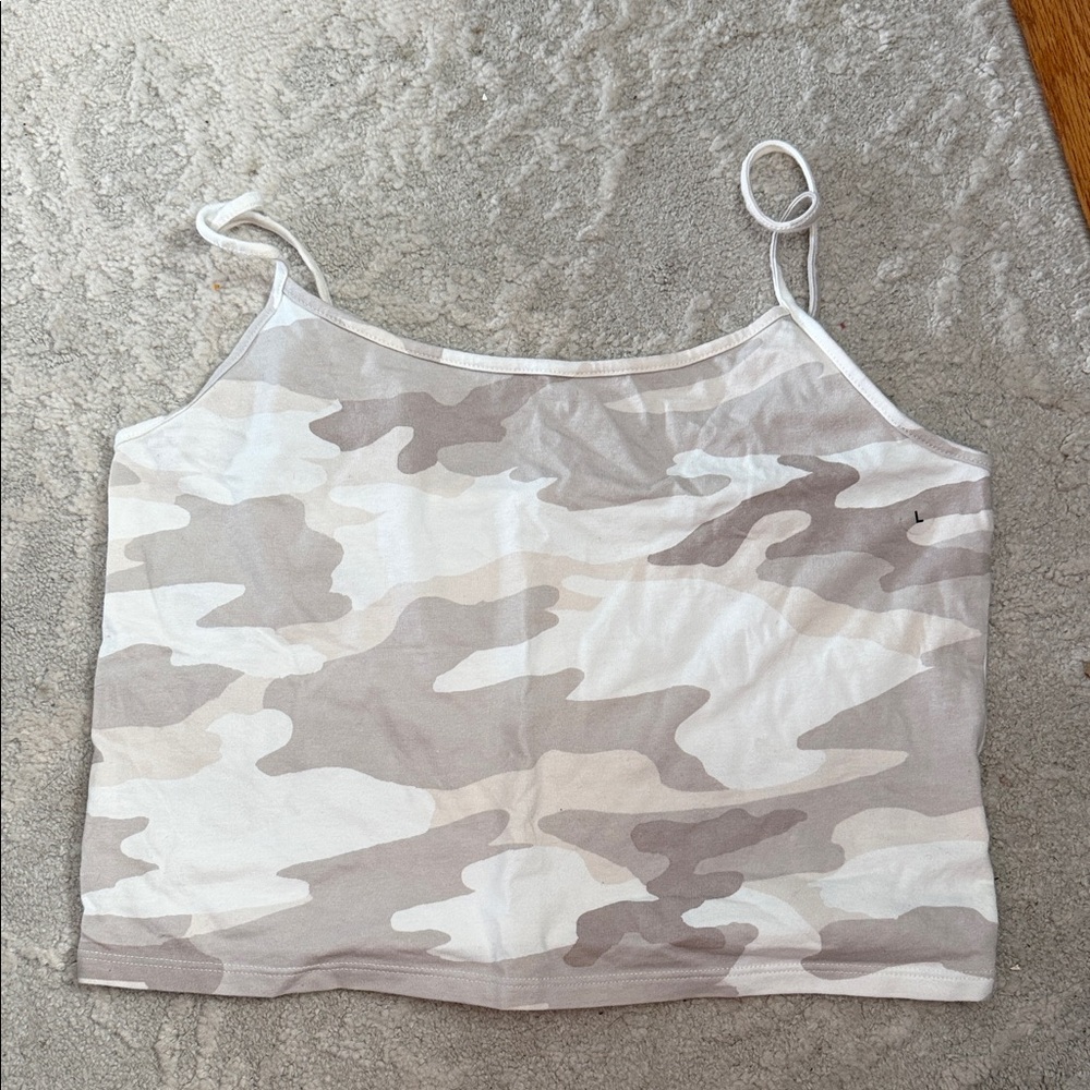 American Eagle Outfitters Camouflage Tank Top
